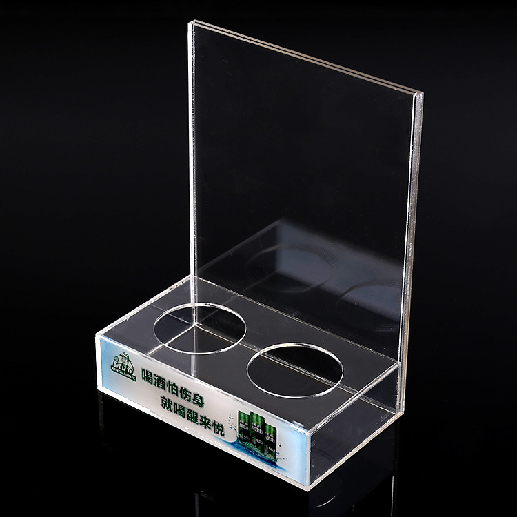 XH0208 櫃枱可換宣傳單透明膠架